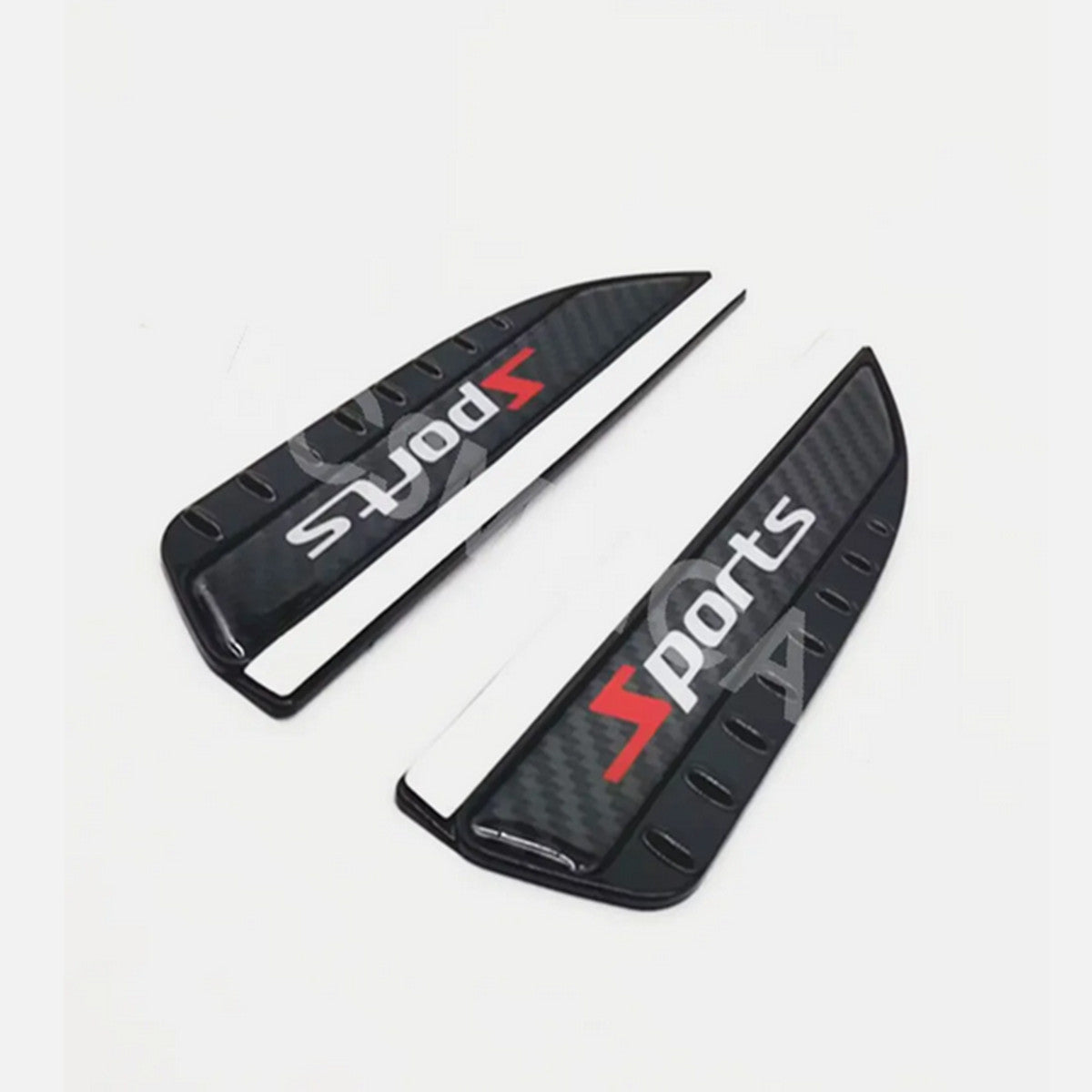 Carbon Fiber Look Car Rear View Side Mirror Rain Board Eyebrow Guard Sun Visor