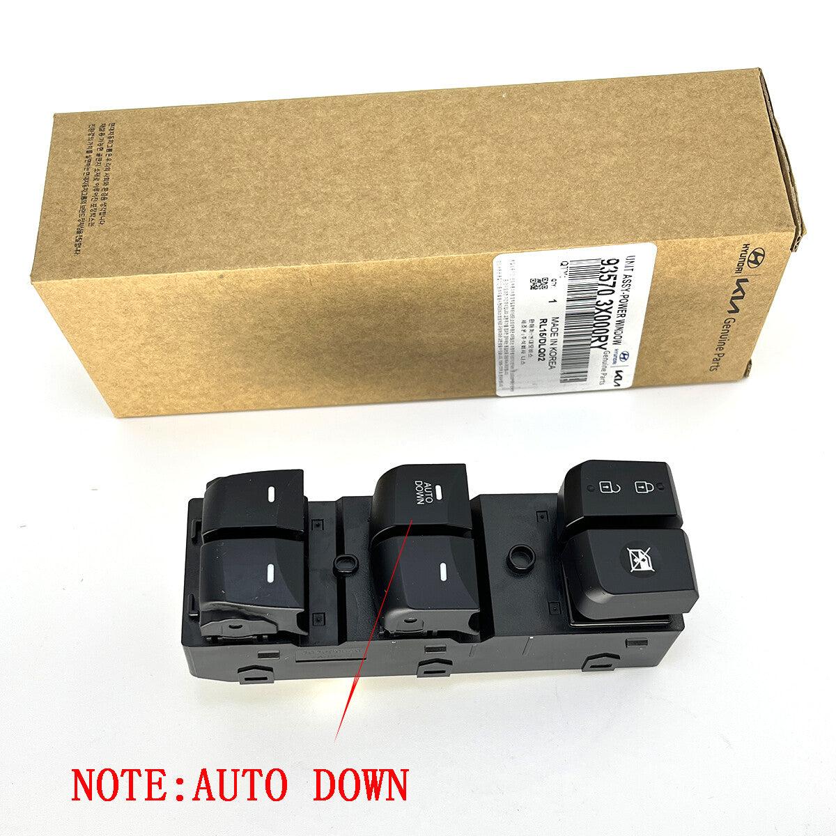 AUTO DOWN Left Driver Master Door Window Switch for Hyundai for Elantra 2011-2015
