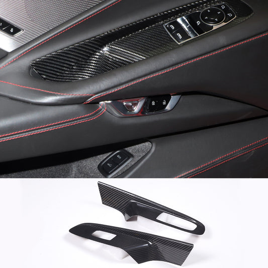 ABS Glossy Black Exterior Mirror Covers for Ford Maverick 2022