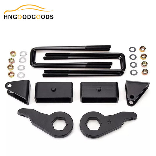 3-inch front and 2-inch rear lift and leveling kit for 01-10 for Chevrolet for GMC for Sierra Silverado 2500HD