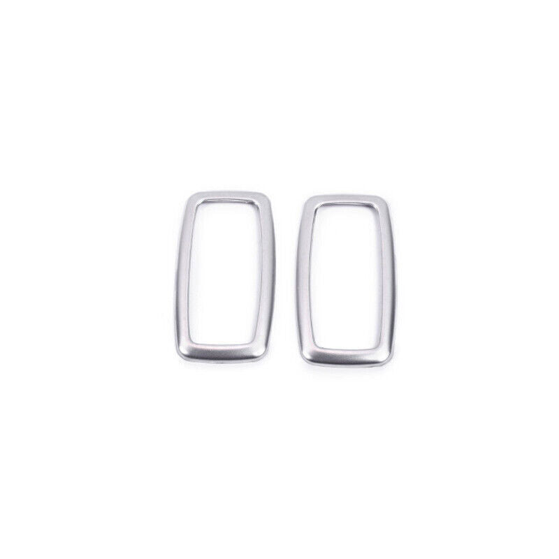 Rear Reading Lamp Frame Cover Trim Fit for Nissan Murano 2015-2021 Silver Steel