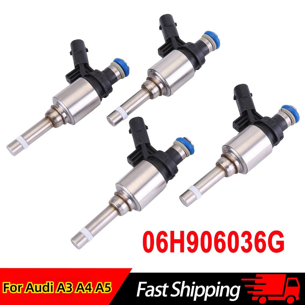 4Pcs Fuel Injectors 06H906036G for VW for Passat for Jetta GTI CC for Audi A3 for A4 for A5 Q5 09-17