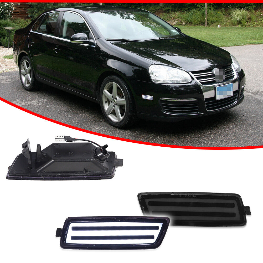 White LED smoked lens front marker signal light suitable for Volkswagen MK5 for Golf /GTI for Jetta