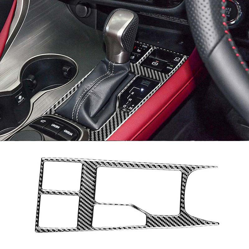 Carbon Fiber Central Gear Shift Panel Sticker Trim for Lexus RX350 450H 16-19