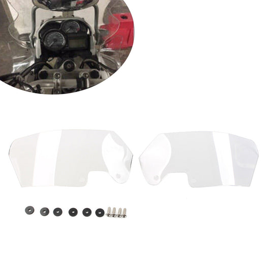 Side Windshield Windscreen Wind Deflector Trim Fit for BMW R1200GS ADV 2004-12 Clear