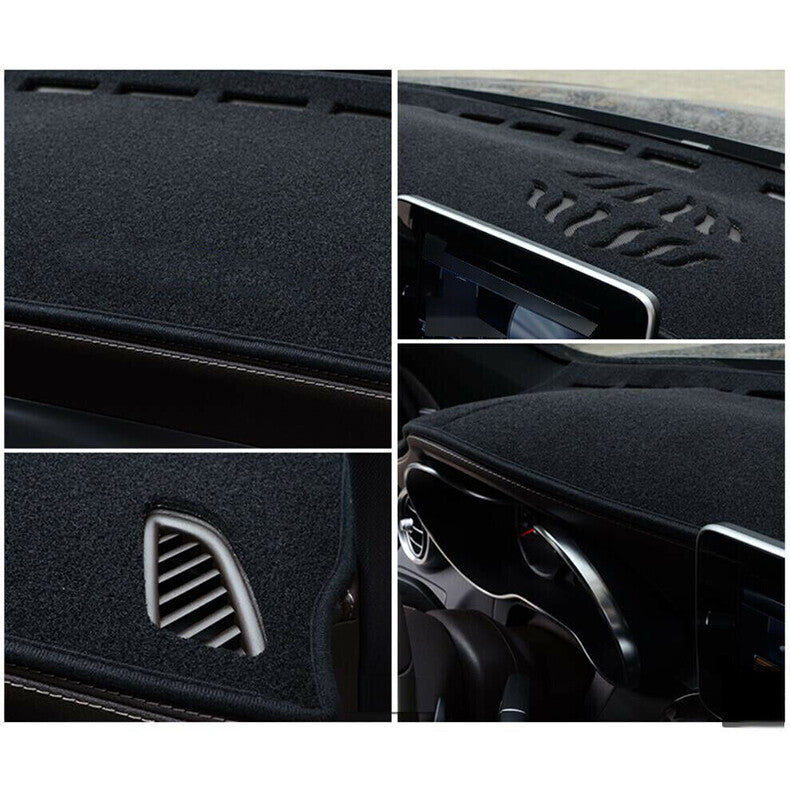 Black Inner Dashboard Dash Cover Dashmat Mat Carpet US for Kia Forte 2019-2021