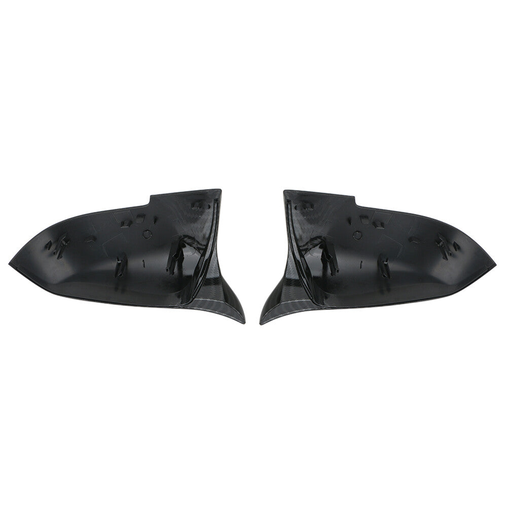 2-Piece Rearview Mirror Cover/Flange for BMW F20 F21 F30 F32 F36 X1 M3 Carbon Fiber