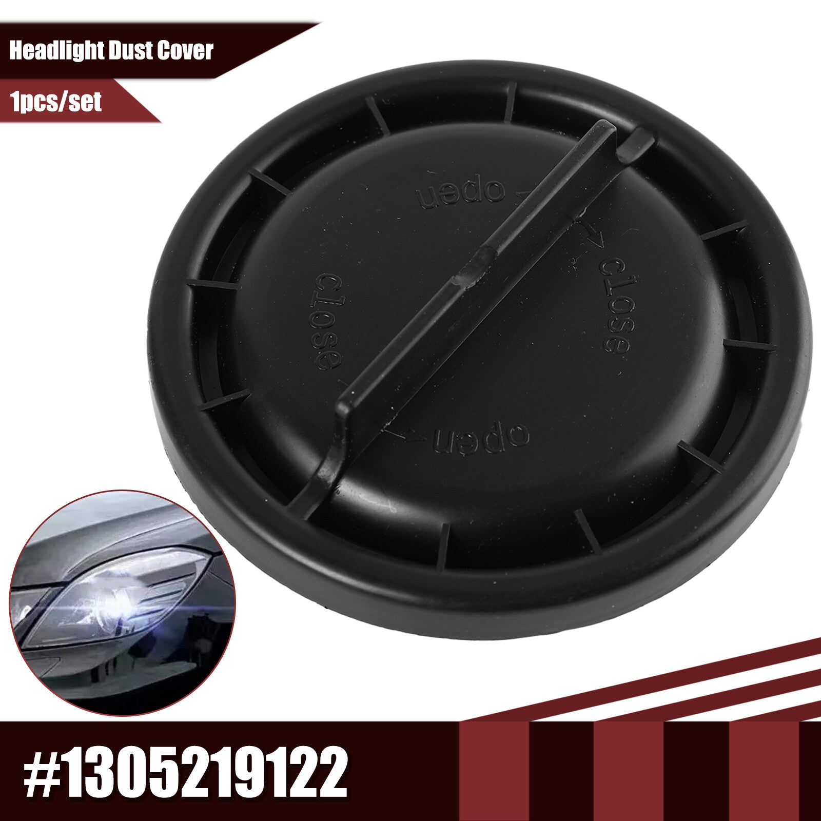 Headlight Cap Bulb Dust Cover fits for Mercedes W204 W171 W212 W222 1305219122