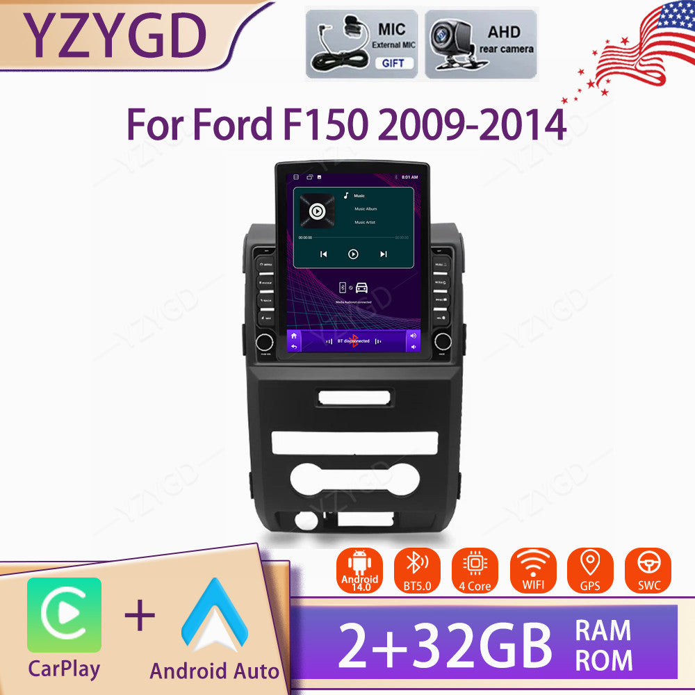 9.7Inch for Ford F150 2009-2014 Stereo Android Auto Carplay Car Radio GPS Screen