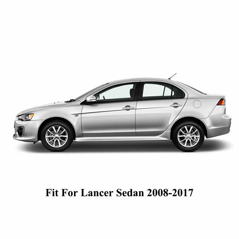 6pcs Black Pillar Posts Door Trim Fit for Mitsubishi Lancer Sedan 2008-2017 2016