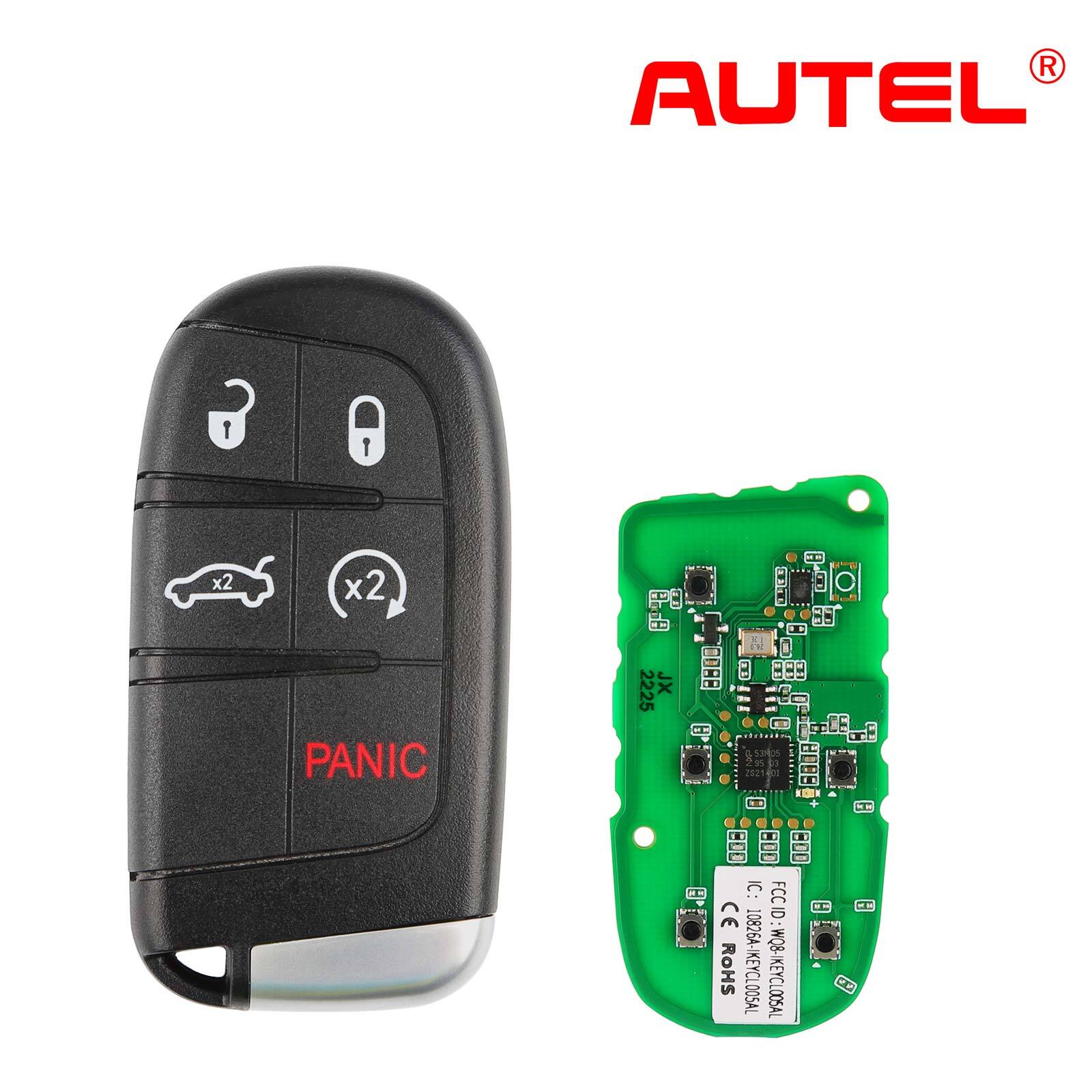 IKEYCL005AL Fit for Chrysler 5 Buttons Universal for Smart Key Independent