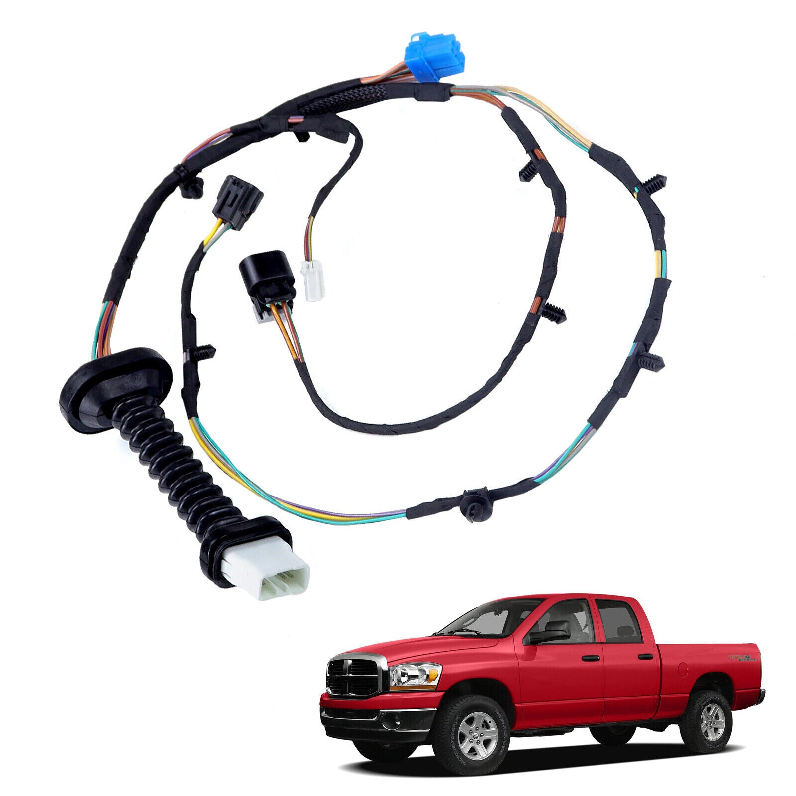 56051931AB Rear Door Wiring Harness 645-506 Fits for Dodge for Ram 1500 04-08