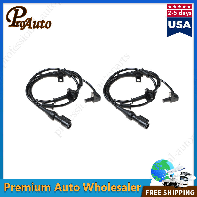 2X Front ABS Wheel Speed Sensor 4WD for Ford Excursion F-250 F-350 Super Duty