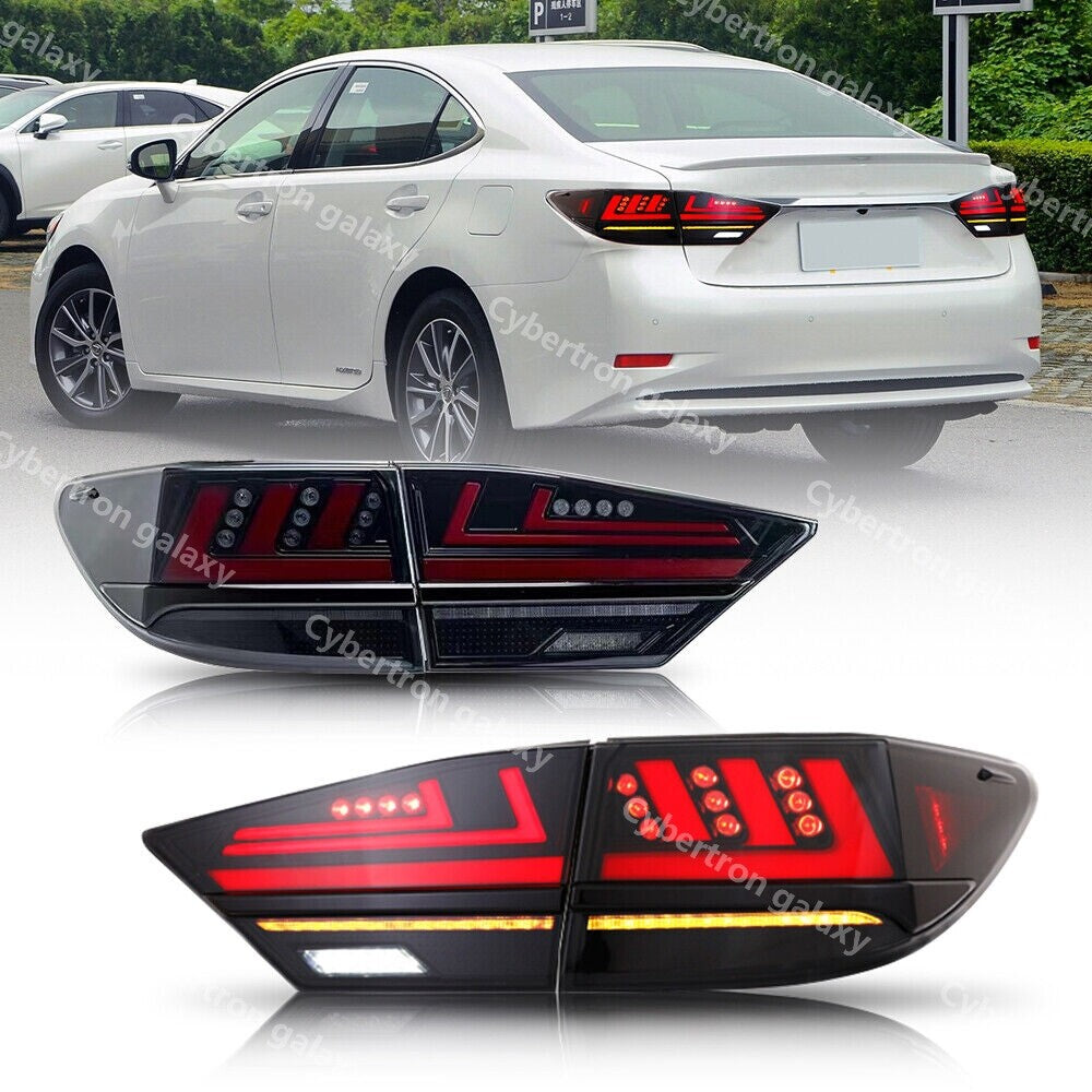 Smoked LED taillight assembly for Lexus ES350 for ES 300h 2013-2018 rear lights