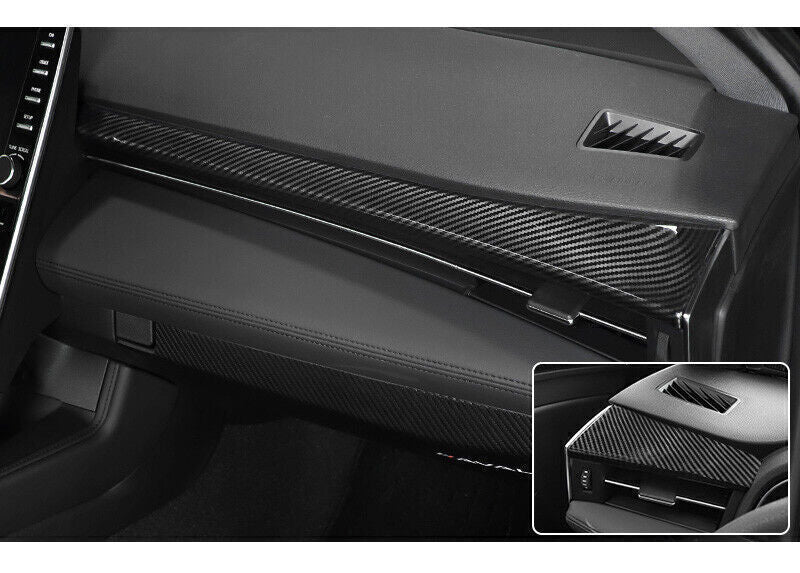 for Toyota for Avalon 2019-22 ABS Carbon Look Console Dashboard for Co -pilot Strip Cover