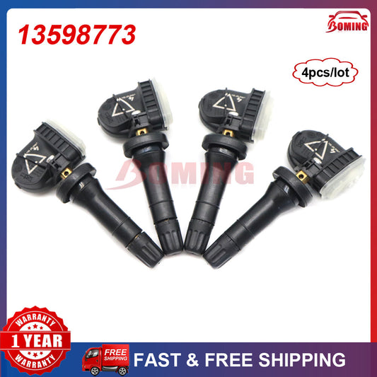 4PCS New Tire Pressure Sensors 13598773 TPMS for BUICK LaCrosse CT6 for Chevrolet