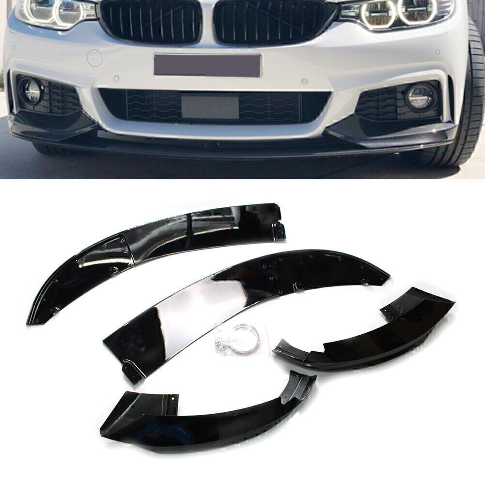 M Sport Front Spoiler Bumper Lip for BMW F32 F33 F36 4 Series 2014-2020 19 18