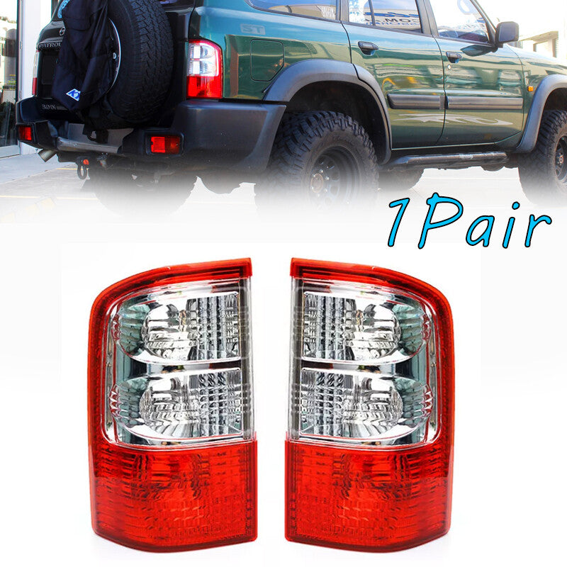 2x Rear Tail Light for Nissan Patrol GU Y61 2001-2004 back stop Brake Lamp Red