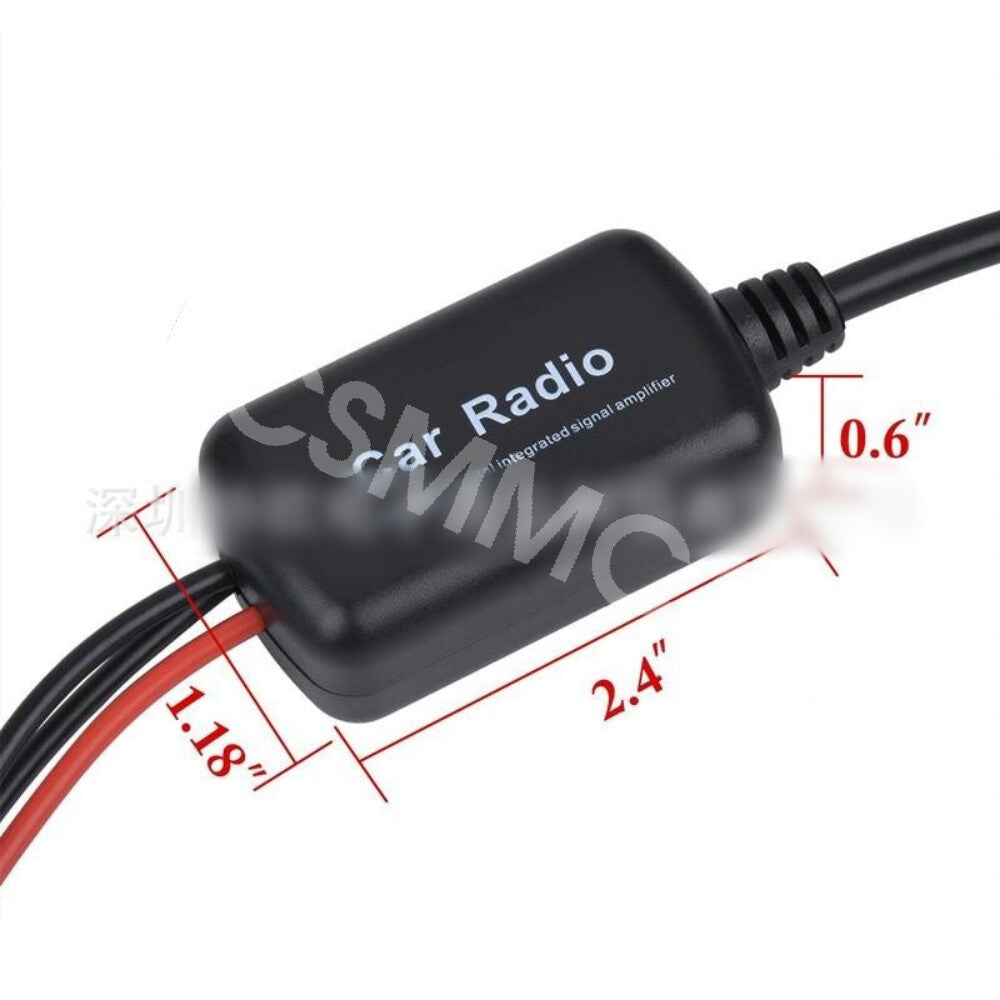Car Auto Stereo DAB+ FM AM Radio Signal Antenna Aerial Signal Amplifier Booster