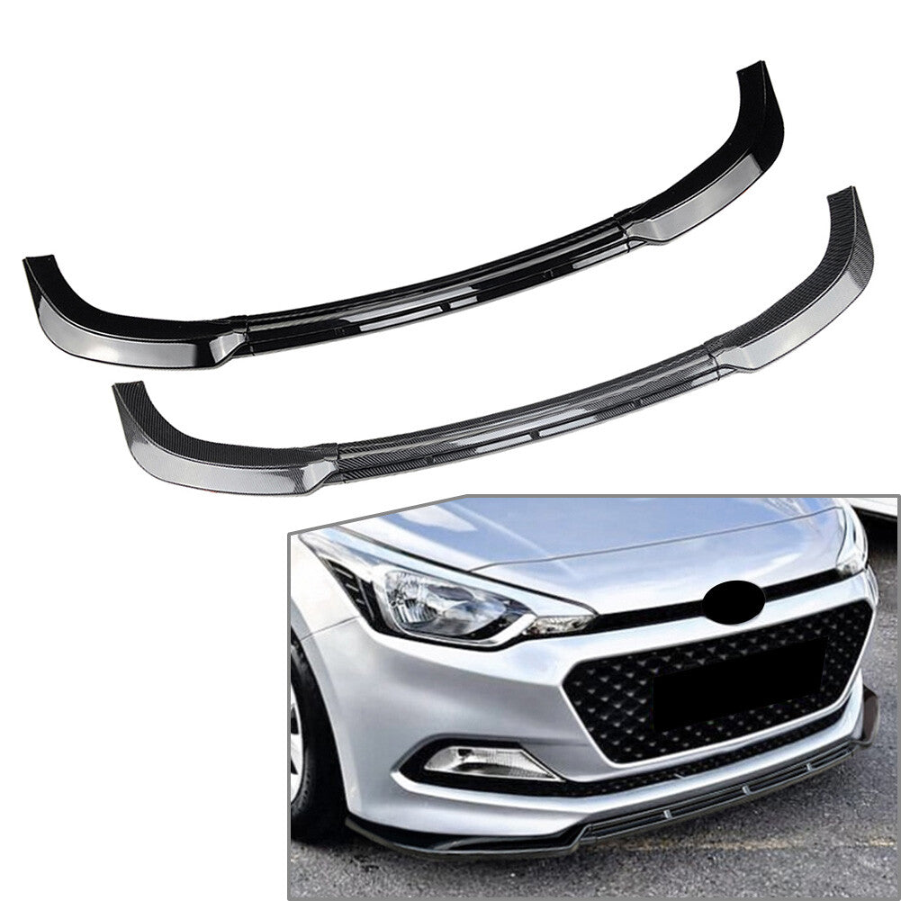 Front Bumper Spoiler Splitter Lip for Hyundai I20 MK2 2015-2017 15 16 17