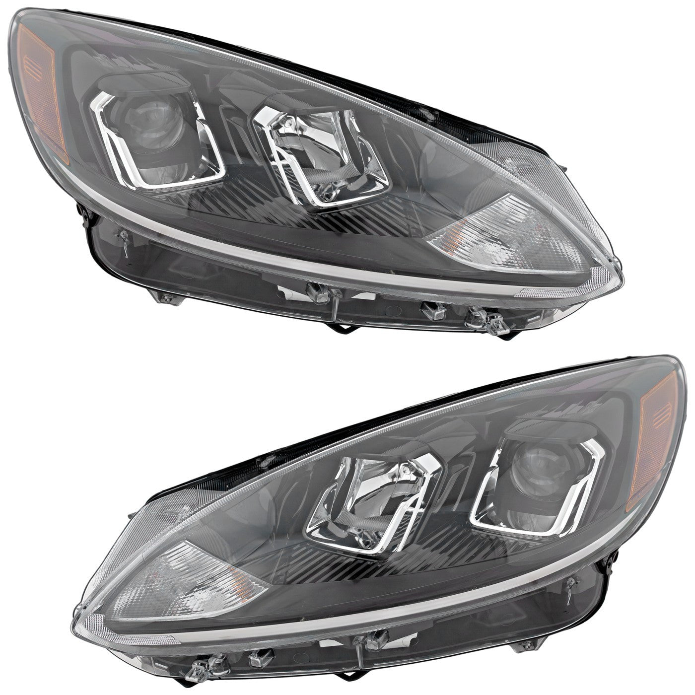 Driver Passenger Side Halogen Headlight Assy w/Bulb For 2020-2022 for Ford Escape