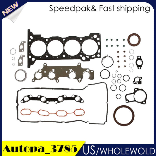 2TRFE Engine Overhaul Gasket Seals Kit Fits for Toyota Tacoma 2.7 DOHC 16V 2005-16