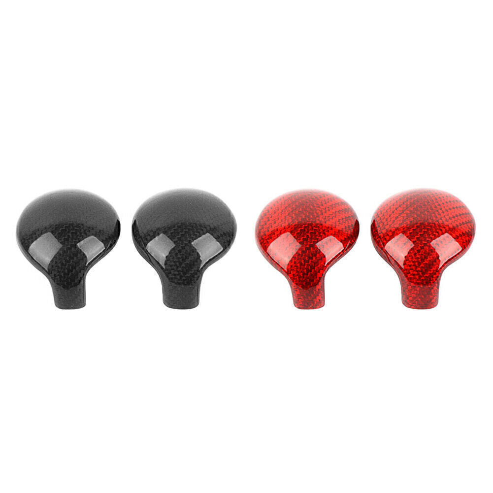 Carbon Fiber Interior Gear Shift Knob Trim Cover Fit for Ford for Mustang 2015-2019 2016