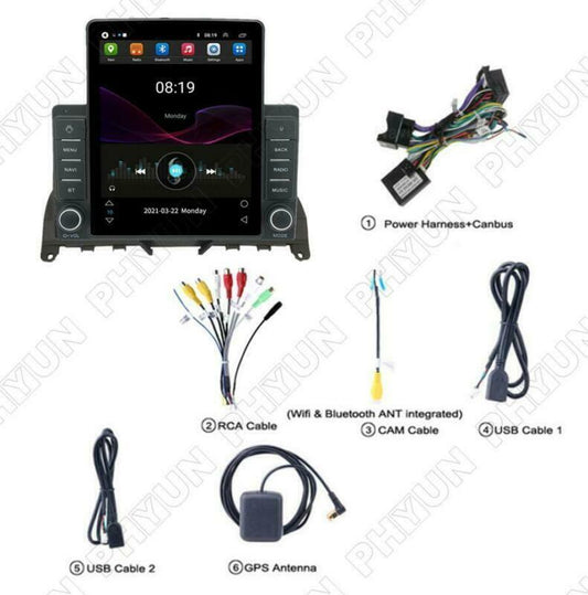 For 07-10 for Benz C Class W204 S204 Android 10.1 9.5 Stereo Radio Player GPS Navi