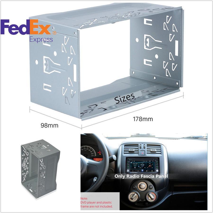 2 Din Car DVD Stereo Radio Fascia Panel Player Mounting Frame Install Dash Bezel