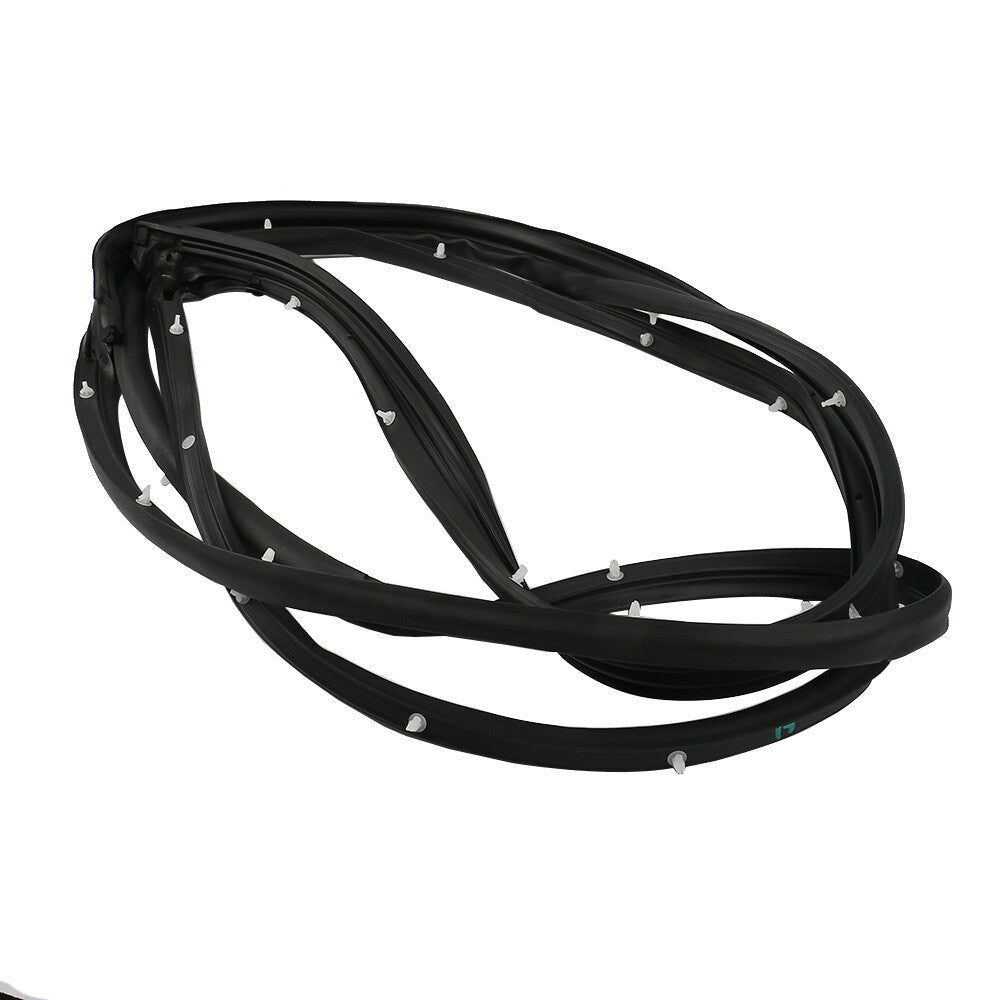 Front Right Waterproof Door Rubber Seal Weather Strip for 2003-2007 for Accord Black