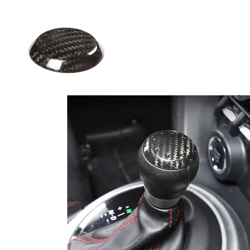 Genuine Carbon Fiber Switch Button for Toyota GT86 for Scion FR-S for Subaru BRZ AT