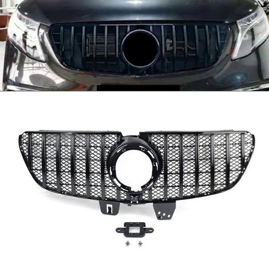 GTR Style Front Bumper Radiator Hood Grille for Benz V Class W447 V260 2021+