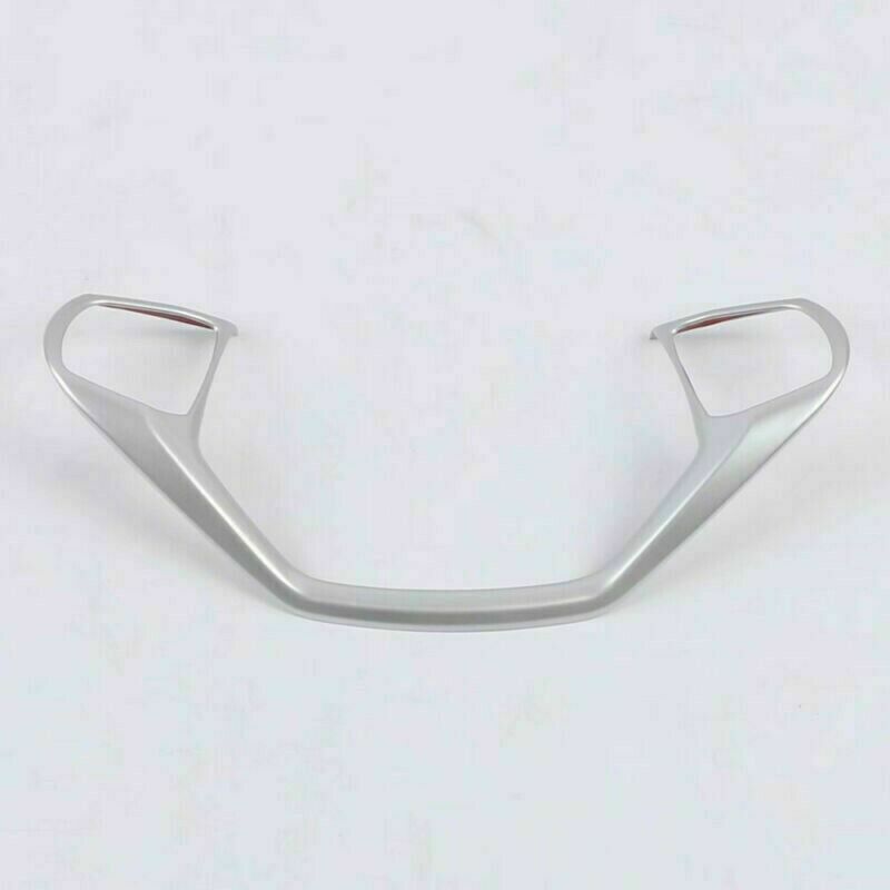 Fit for Ford Explorer 2020-2022 ABS Matte Silver Inner Steering Wheel Cover Trim