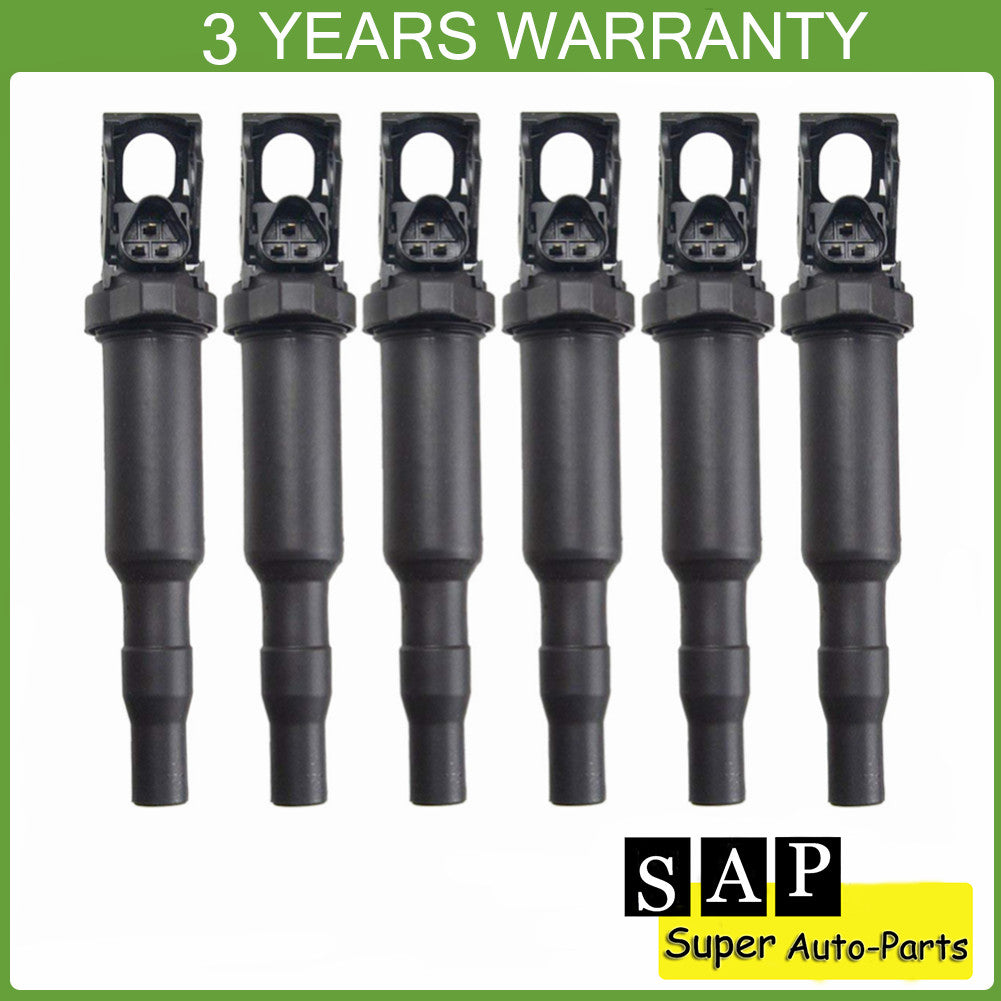 6PCS Ignition Coil for BMW 325Ci 328i 335i 525i 550i 650i X3 X5 M6 Z4 0221504470