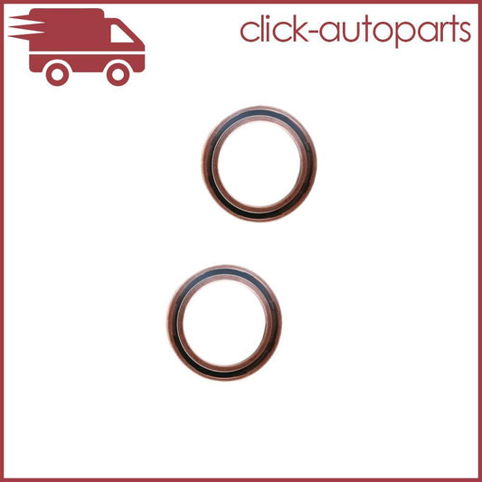 2 Fit 1998-2009 for Volvo C70 S40 XC70 Engine Crankshaft Inner Timing Cover Oil Seal