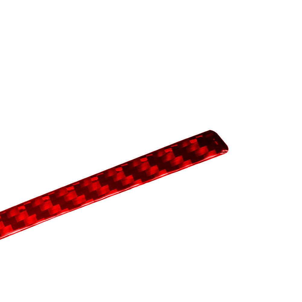 Red Carbon Fiber Storage Boxes Left Side Cover Trim for Nissan Altima 2019-2022