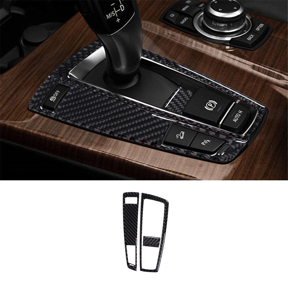Carbon Fiber Gear Shift Trim for BMW X3 F25 X4 F26 2011-2017 Type B