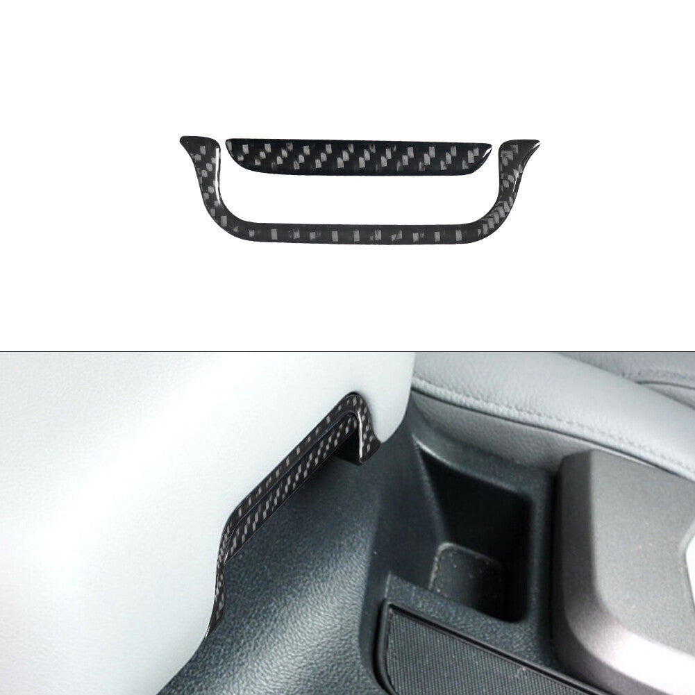 2Pcs Armrest Switch Panel Trim Cover Carbon Fibre for Toyota Tundra 2007-2013
