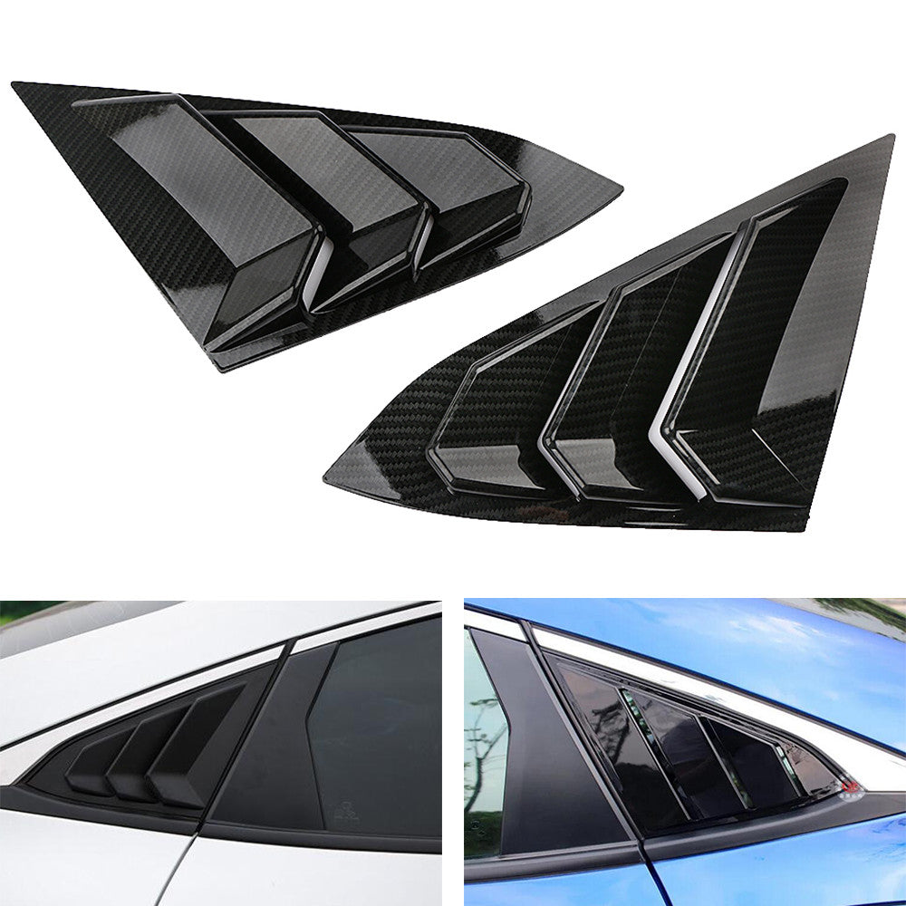 Carbon fiber exterior vent cover for Honda for Civic 2016-2018 ABS.