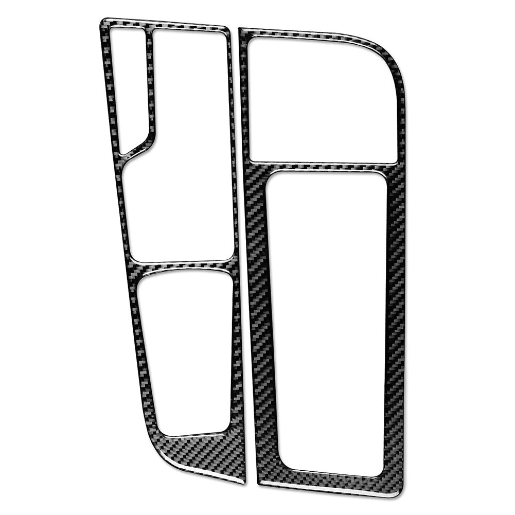 Carbon Fiber CentralConsole Gear Shift Frame Cover Trim for Hyundai