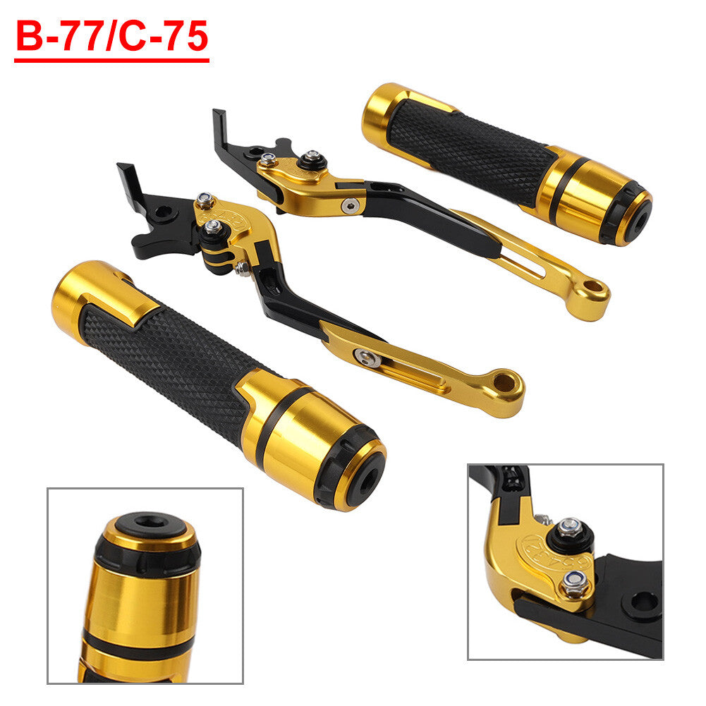 Folding Extendable Brake Clutch Lever Handlebar Grip Set for BMW R1250GS
