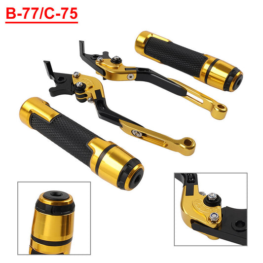 Folding Extendable Brake Clutch Lever Handlebar Grip Set for BMW R1250GS