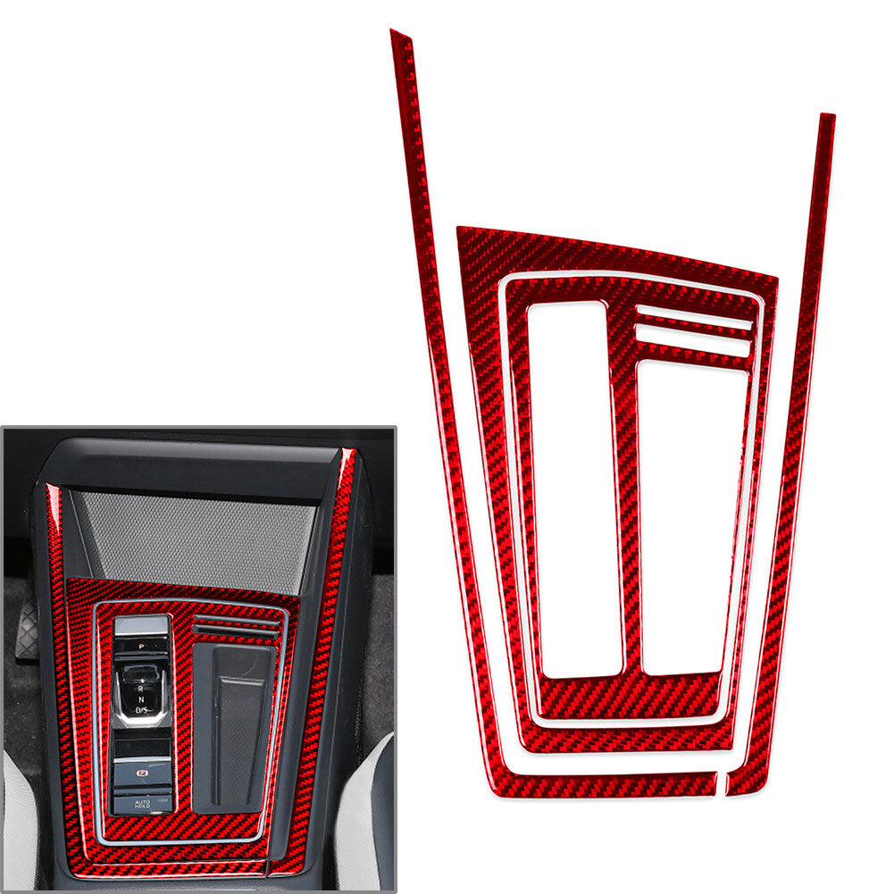 LHD Gear Shift Panel Interior Set Cover Trim FIT for Volkswagen for Golf 8 MK8 2021-2023