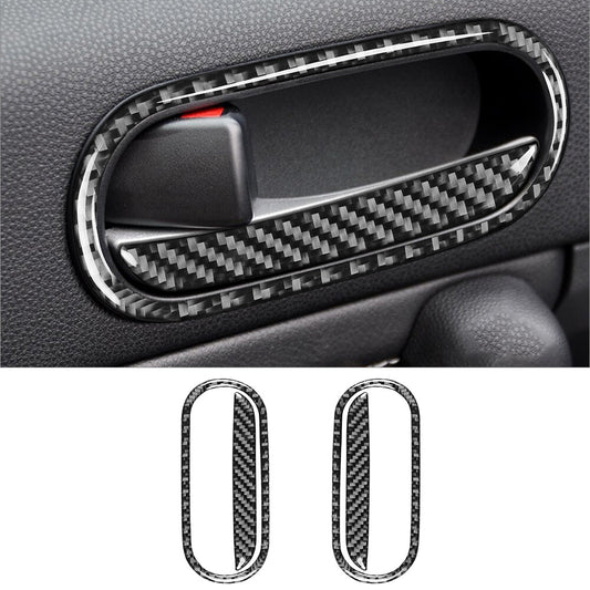4PCS Carbon Fiber Door Handle Cover Fit for Mazda MX-5 Miata 2009-2015