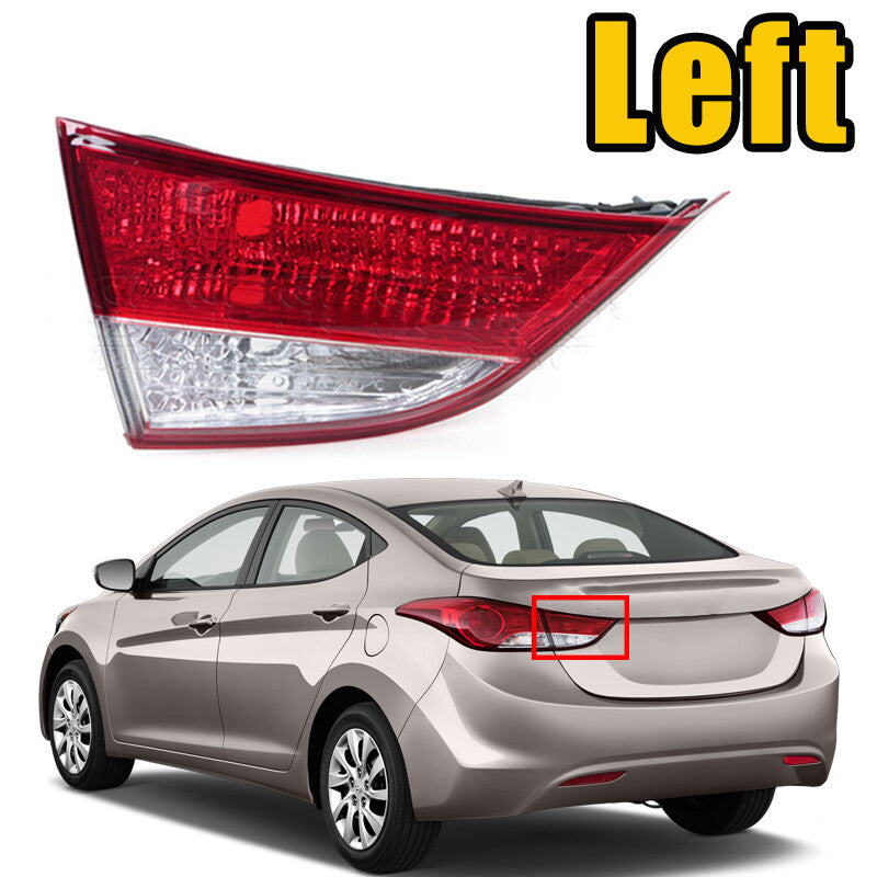 1Pc Rear Inner Tail Light Brake Lamp No Bulb Left for Hyundai for Elantra 2011-2013