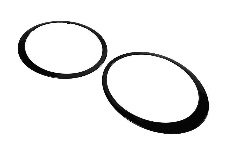 1Pair Gloss Black Headlight Trim Ring for Mini Cooper R55 R56 R57 2007-2015