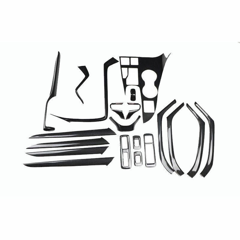 for LEXUS RX350 450h 16-22 Carbon Fiber Inner Decor Accessories Kit Cover Trims