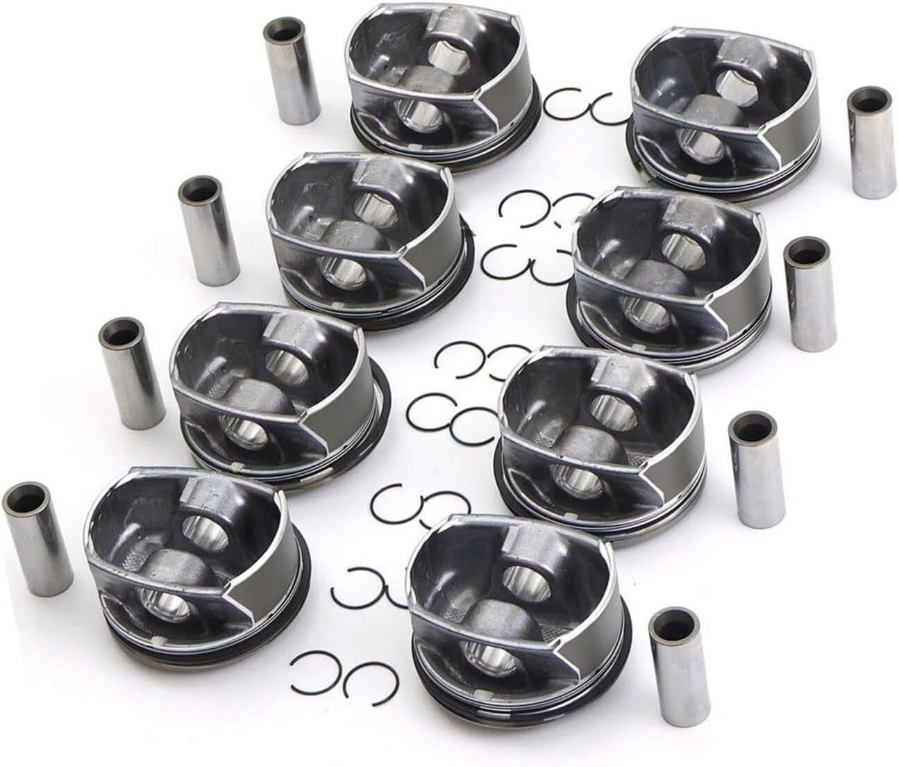 N62 Engine Overhaul Rebuild Kit - Pistons Rings Set 11257515760 Fit for BMW 545i
