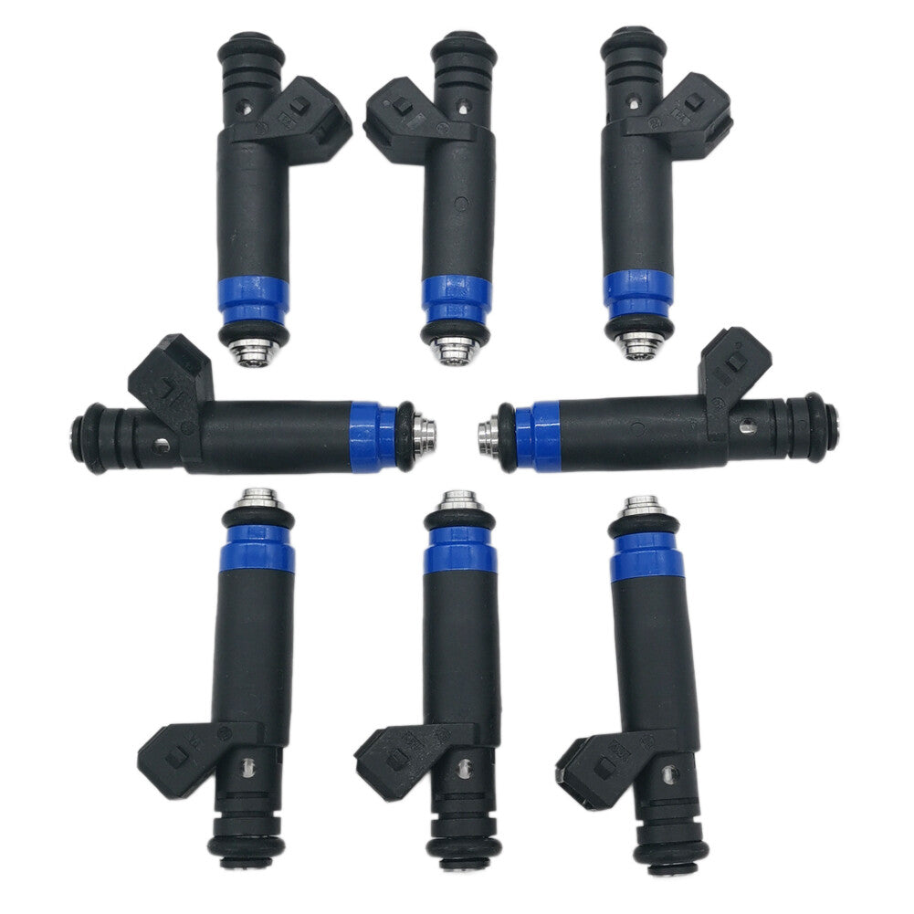 Set of 8 High Impedance Fuel Injectors 80LB 850cc for Siemens DEKA 4 EV1 109991