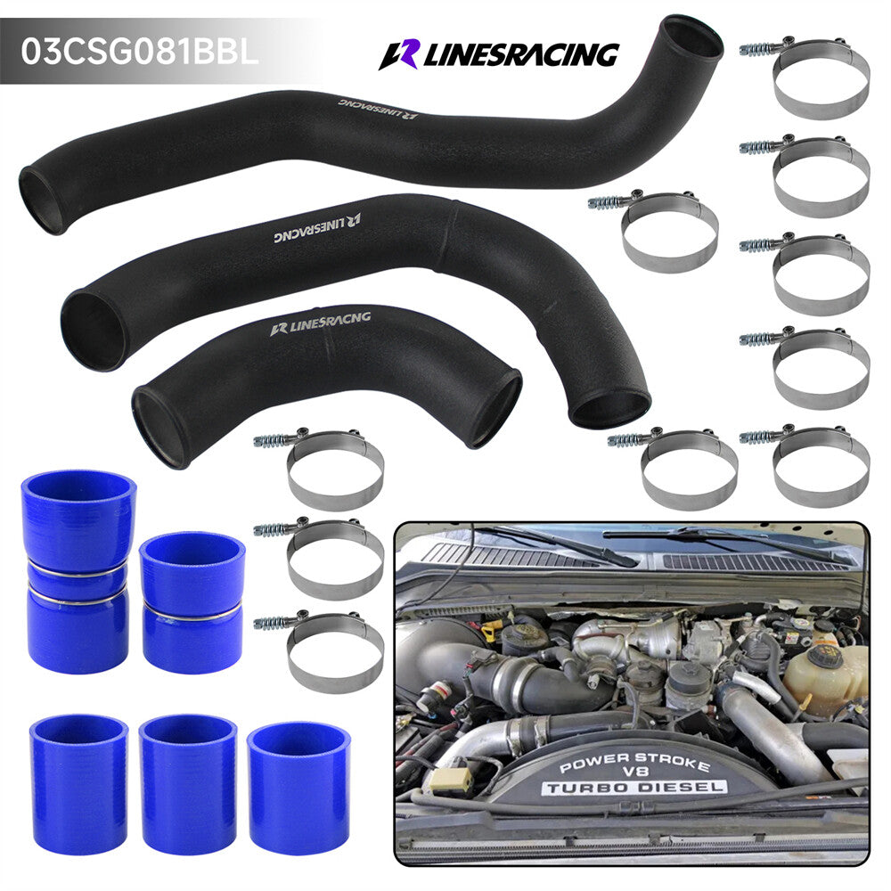 Hot Cold Intercooler Pipe Boot Kit For 08-10 for Ford 6.4L F450 Diesel